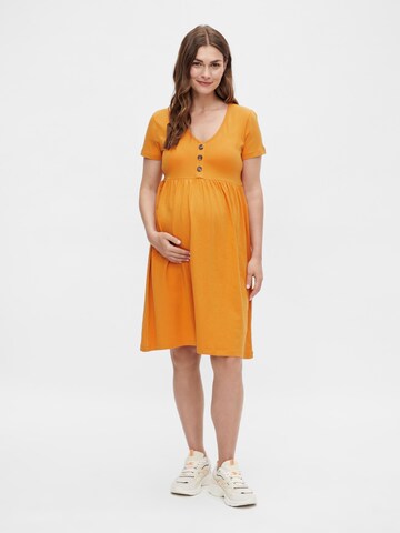 MAMALICIOUS Dress 'Sandra' in Orange