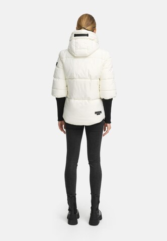 NAVAHOO Winterjacke 'Lotusherz XIV' in Weiß