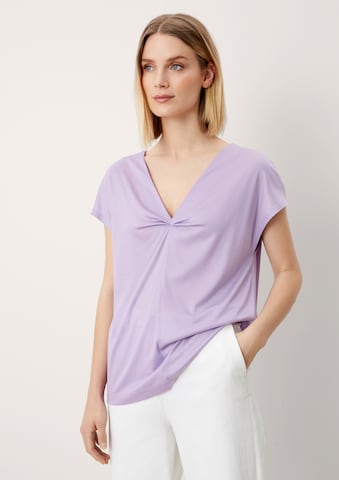 T-shirt s.Oliver BLACK LABEL en violet : devant