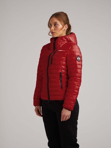 JACK1T Outdoor jacket ' SATEL1TE Kapuzen-Daunenjacke 2.0 ' in Red
