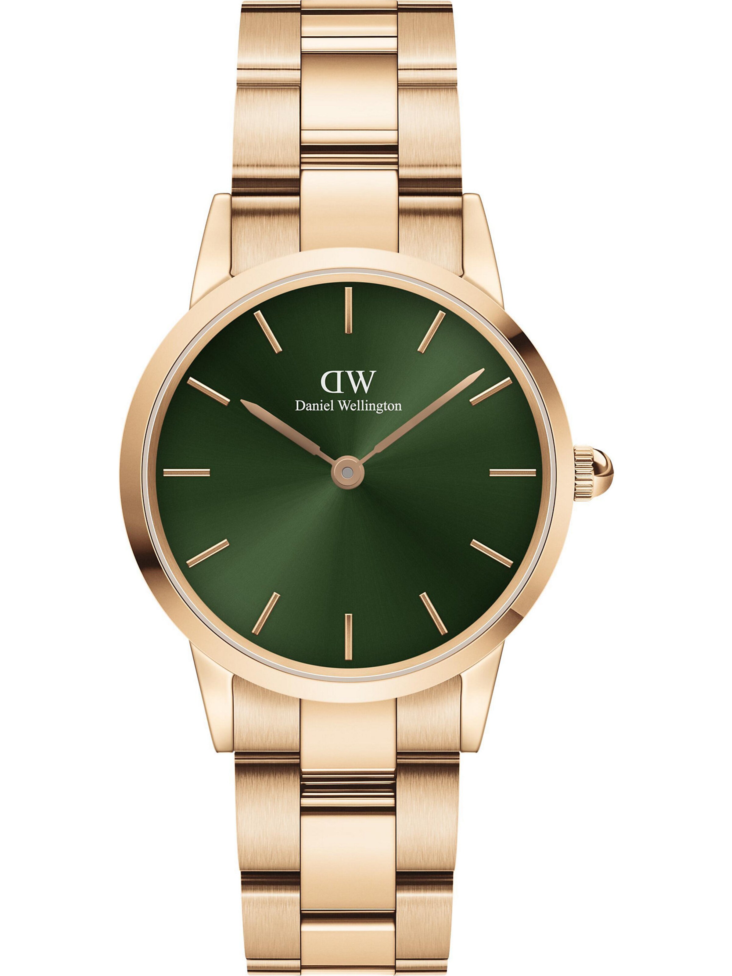 Montre à affichage analogique Daniel Wellington en or : devant