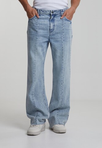 Flared Jeans di Karl Kani in blu: frontale