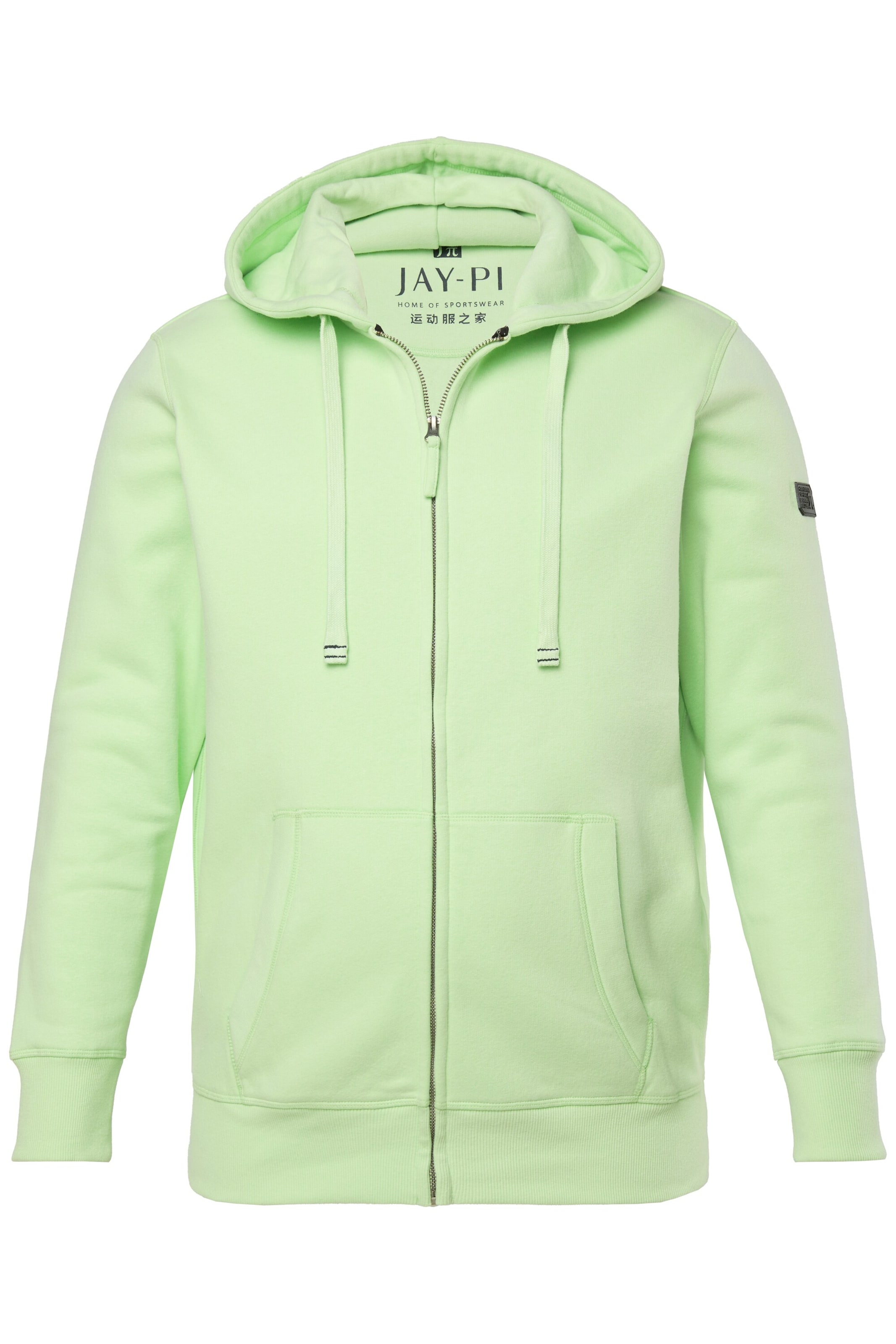 JAY-PI Sweat jacket in Green: front
