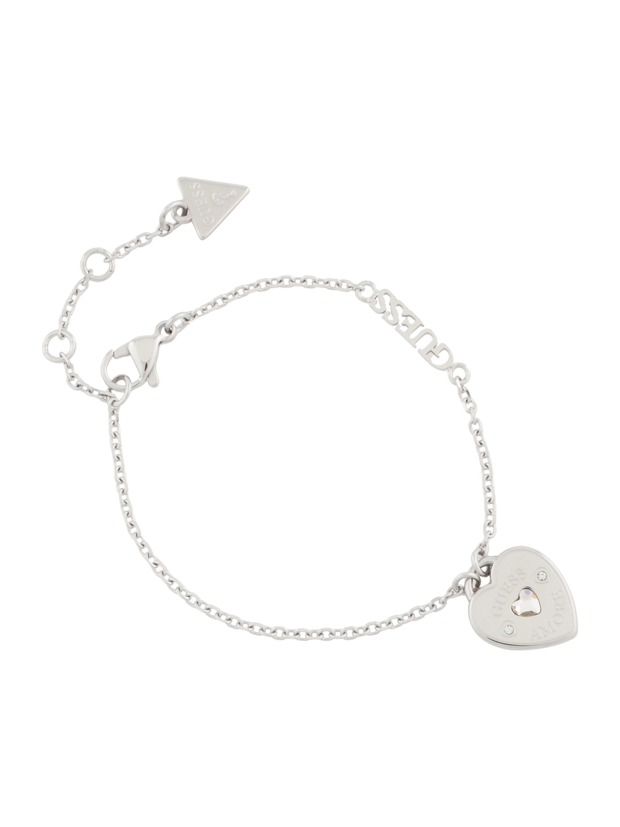 GUESS Opaska w kolorze srebrny