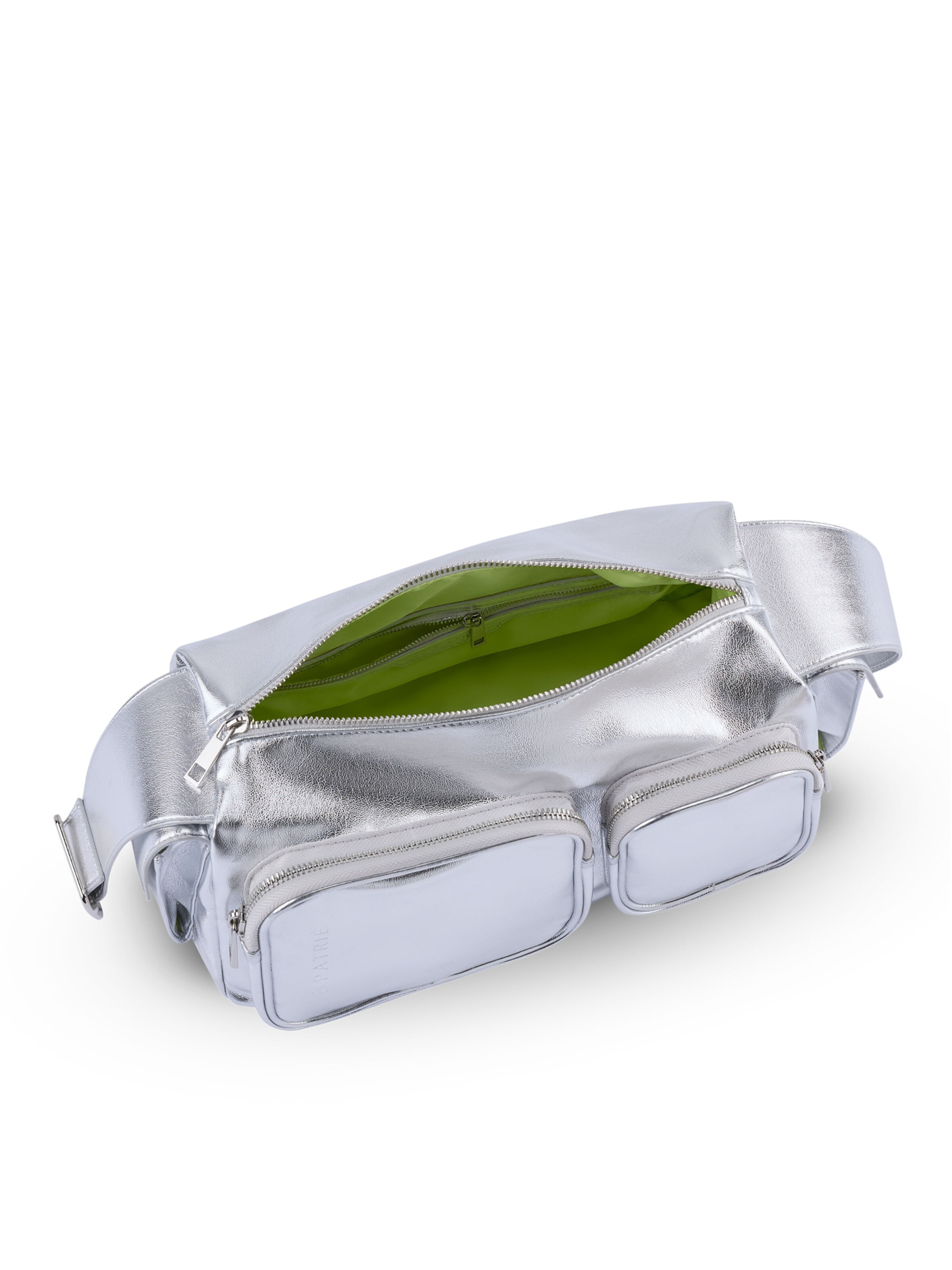 Borsa a spalla 'Stella' di Expatrié in argento