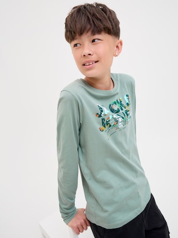 T-Shirt 'JJGEPLAS' Jack & Jones Junior en vert