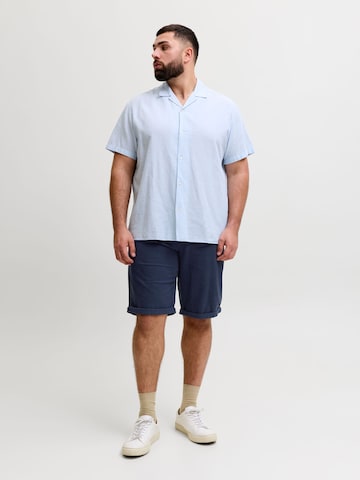 Jack & Jones Plus Regular Chino 'JPSTBowie' in Blauw
