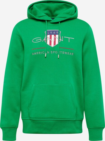 GANT - Sweatshirt em verde: frente