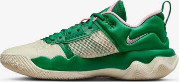 NIKE Athletic Shoes in Green: front