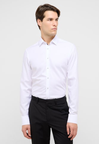 ETERNA Slim fit Zakelijk overhemd in Wit: voorkant