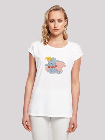 F4NT4STIC Shirt 'Disney Dumbo Classic' in White: front