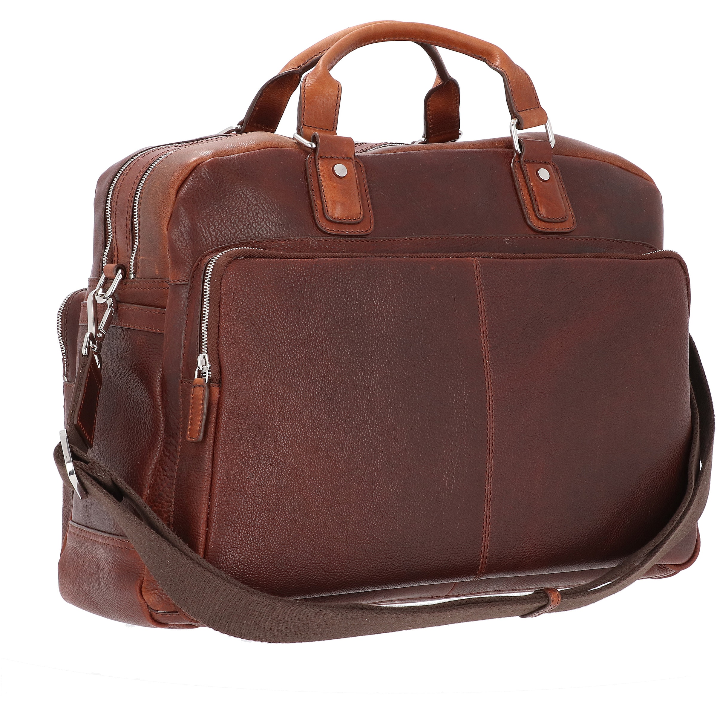 Borsa portadocumenti 'Woven' di bugatti in marrone