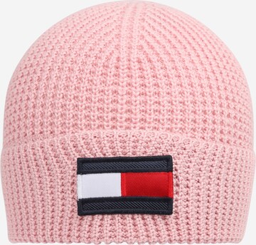 Bonnet TOMMY HILFIGER en rose : devant