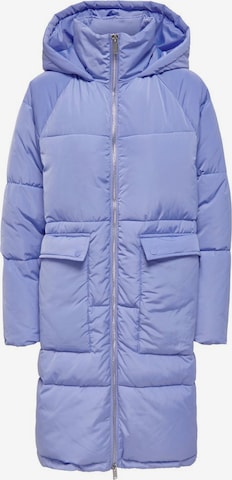 ONLY Zimní kabát – fialová: přední strana