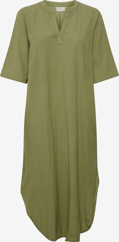 Robe-chemise 'Majse' Kaffe en vert : devant