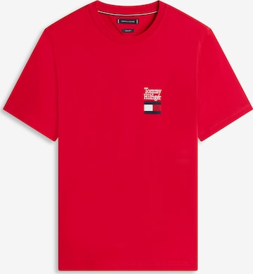raudona TOMMY HILFIGER Marškinėliai: priekis