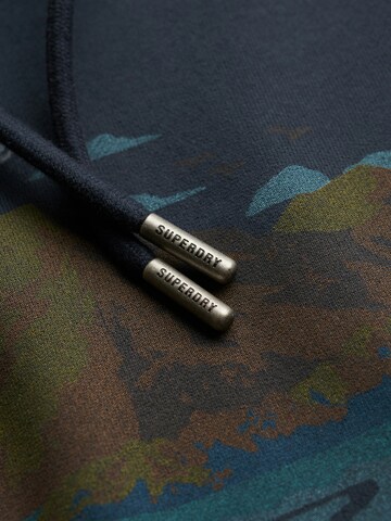 Bluză de molton 'OUTDOORS MOUNTAIN' de la Superdry & Co pe albastru