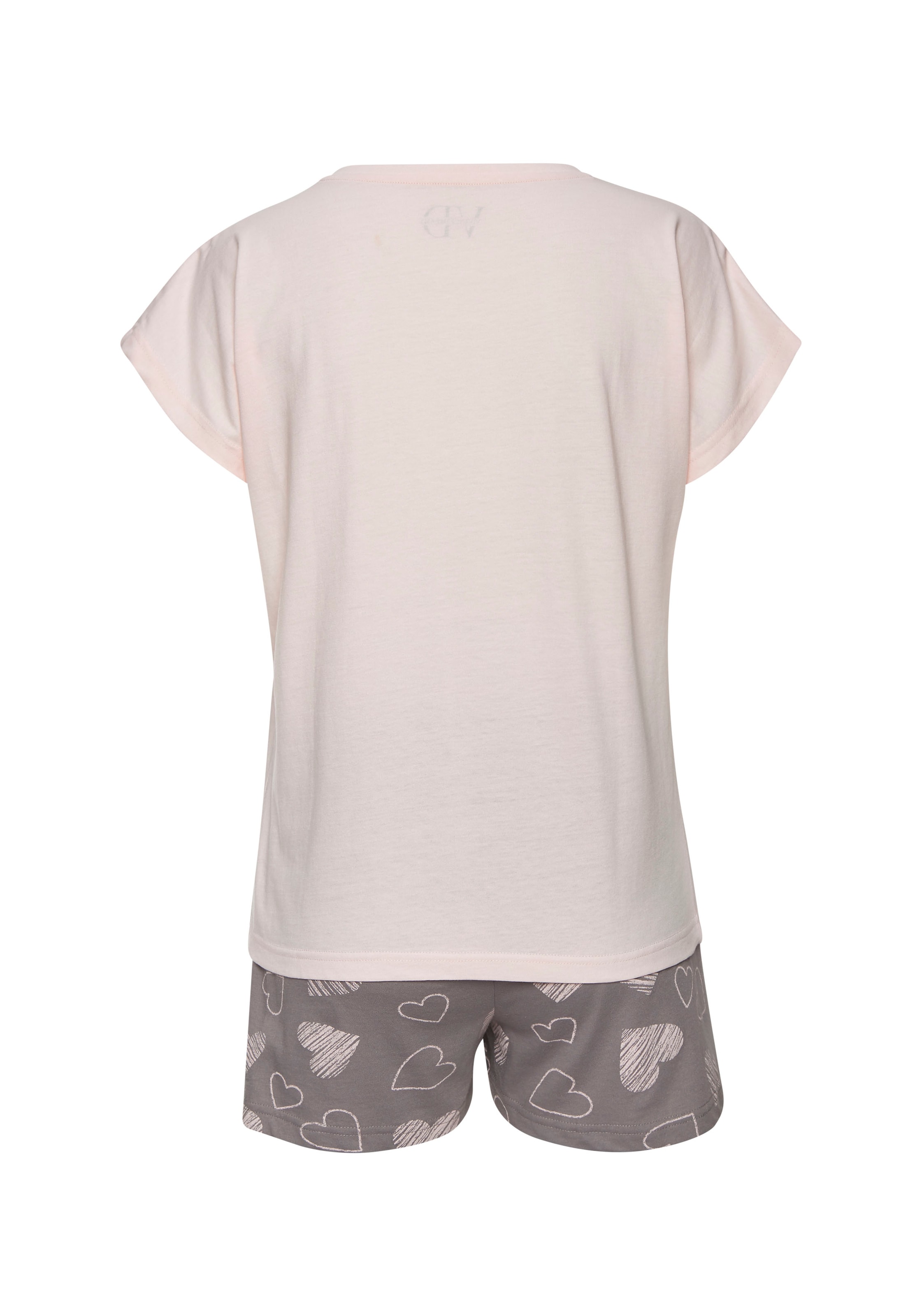VIVANCE by LASCANA - Pijama 'Dreams' en beige