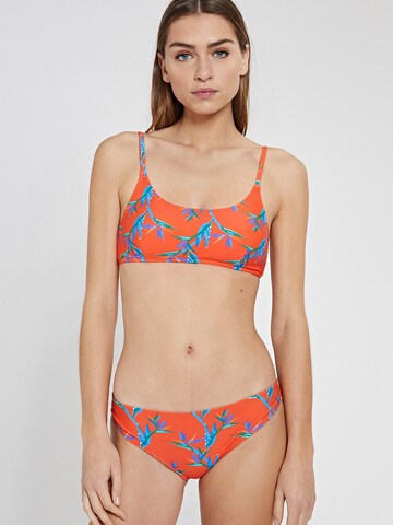 Bustier Hauts de bikini Shiwi en orange : devant