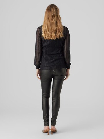 Slimfit Jeans 'New Santos' di MAMALICIOUS in nero