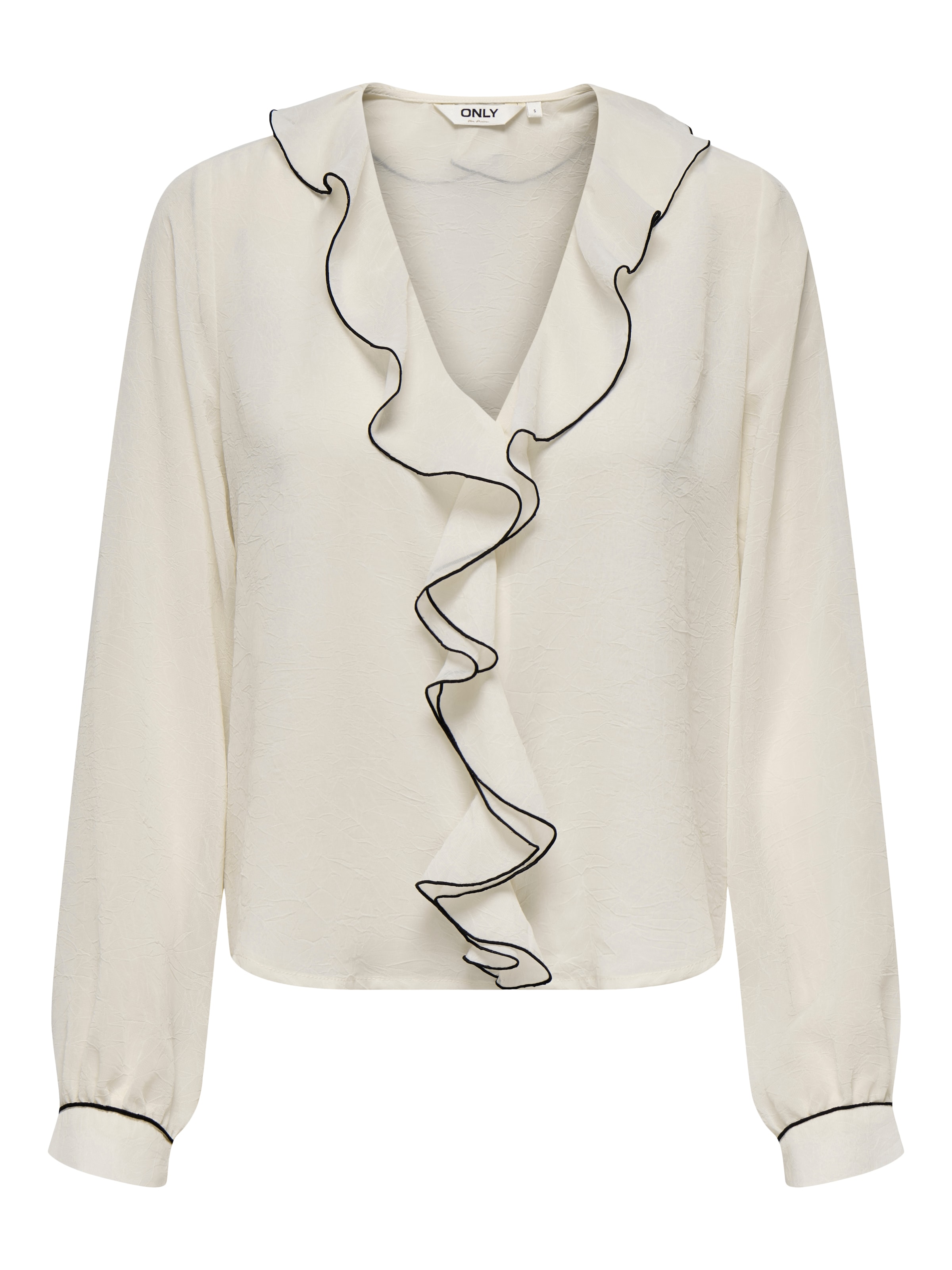 ONLY Bluse 'ONLEDITH' i beige: forside