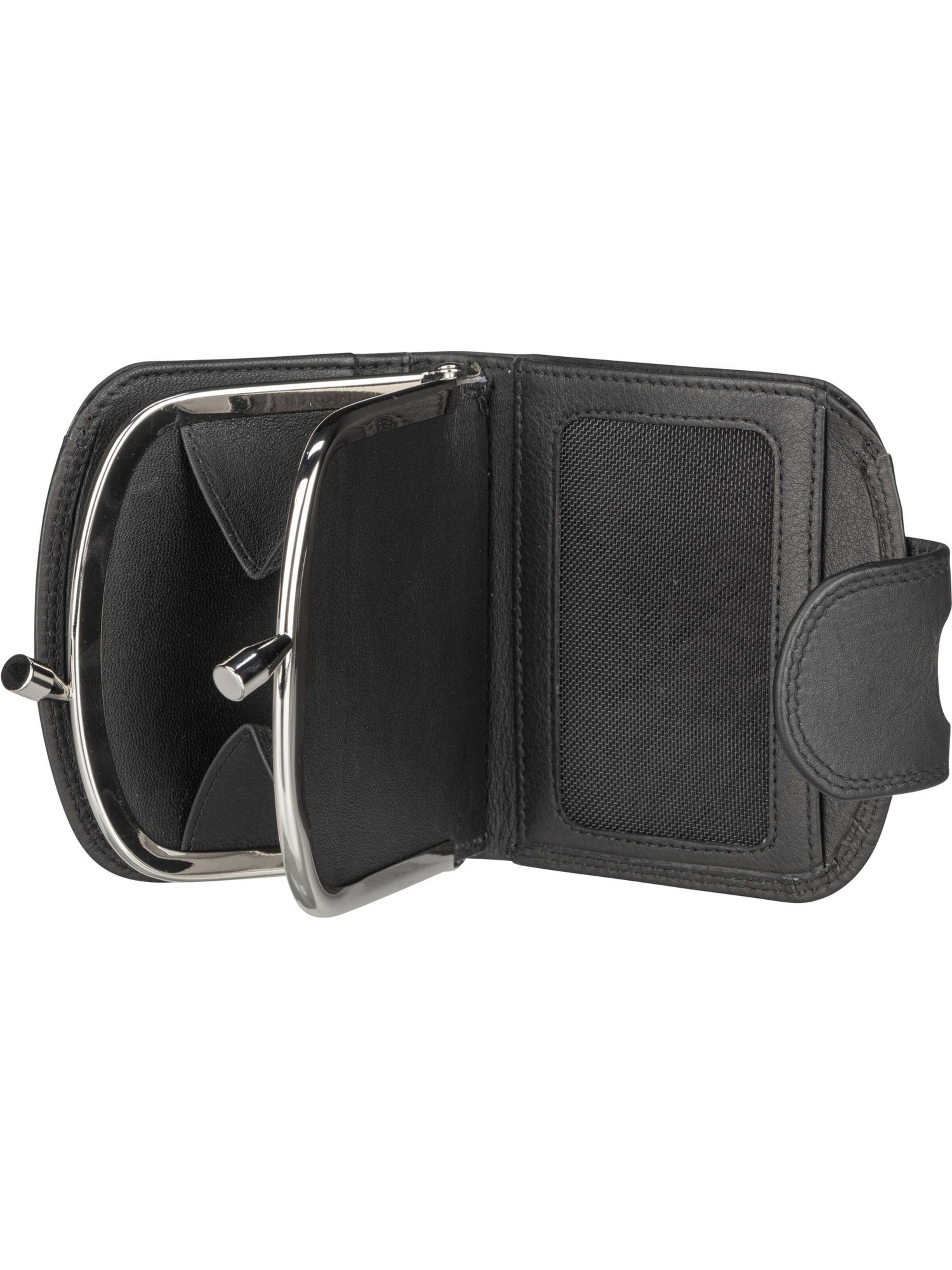 Portamonete 'Polo' di GOLDEN HEAD in nero