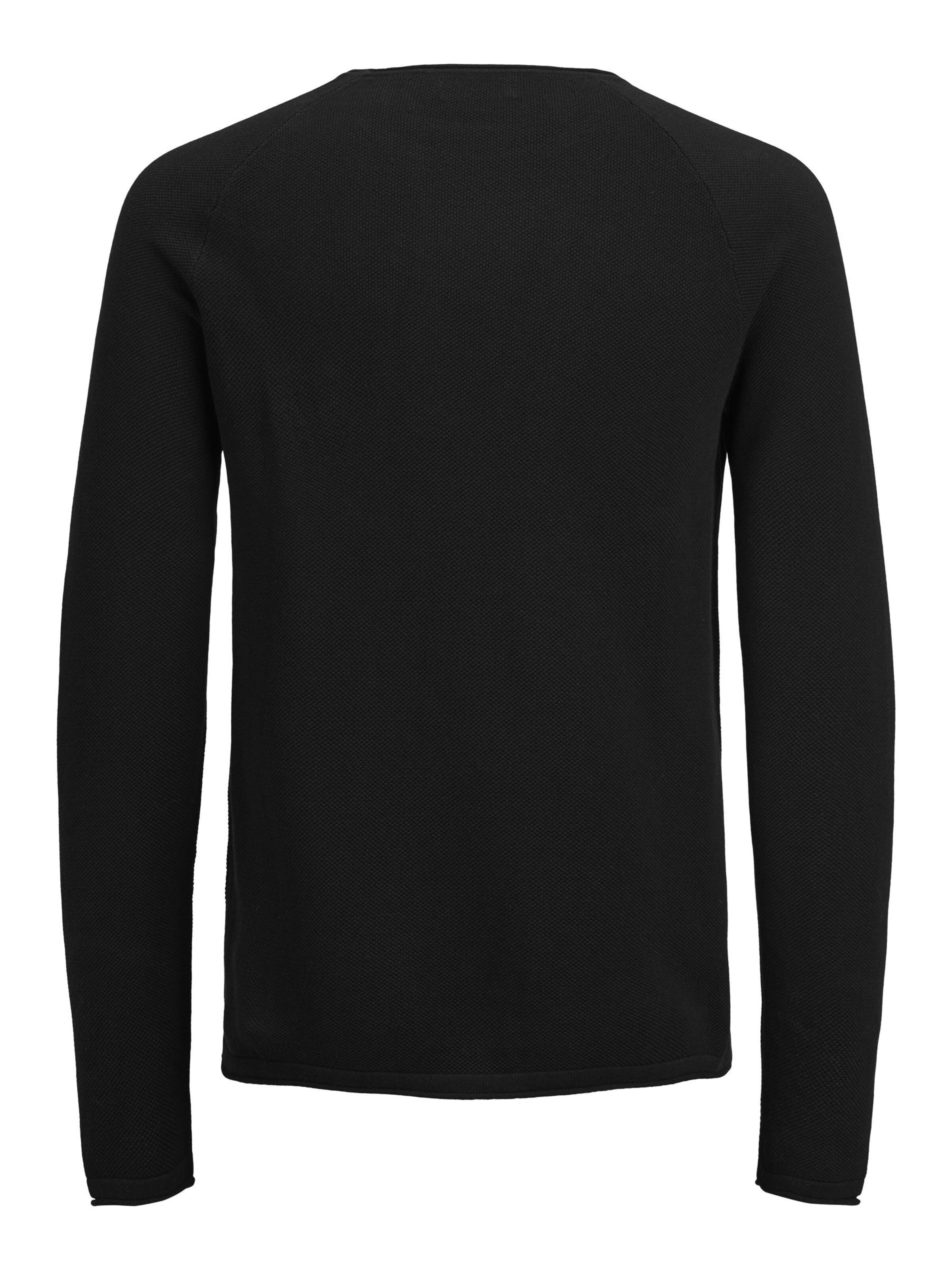 JACK & JONES Средняя посадка Свитер 'JJEHill' в Черный