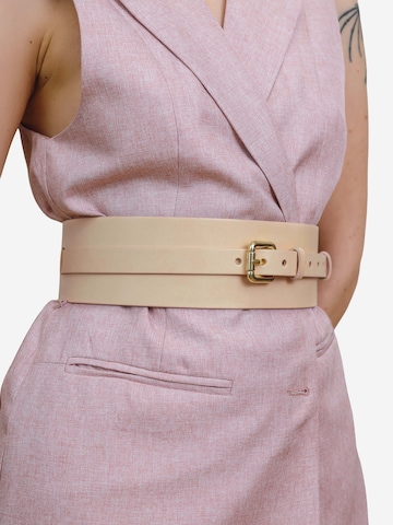 Haute Cuir Riem 'Athea' in Beige