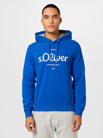 Sweat-shirt s.Oliver en bleu : devant