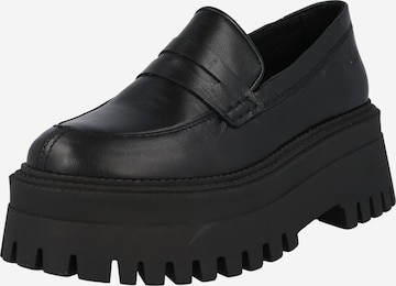 BRONX Classic Flats 'BX 1712' in Black: front