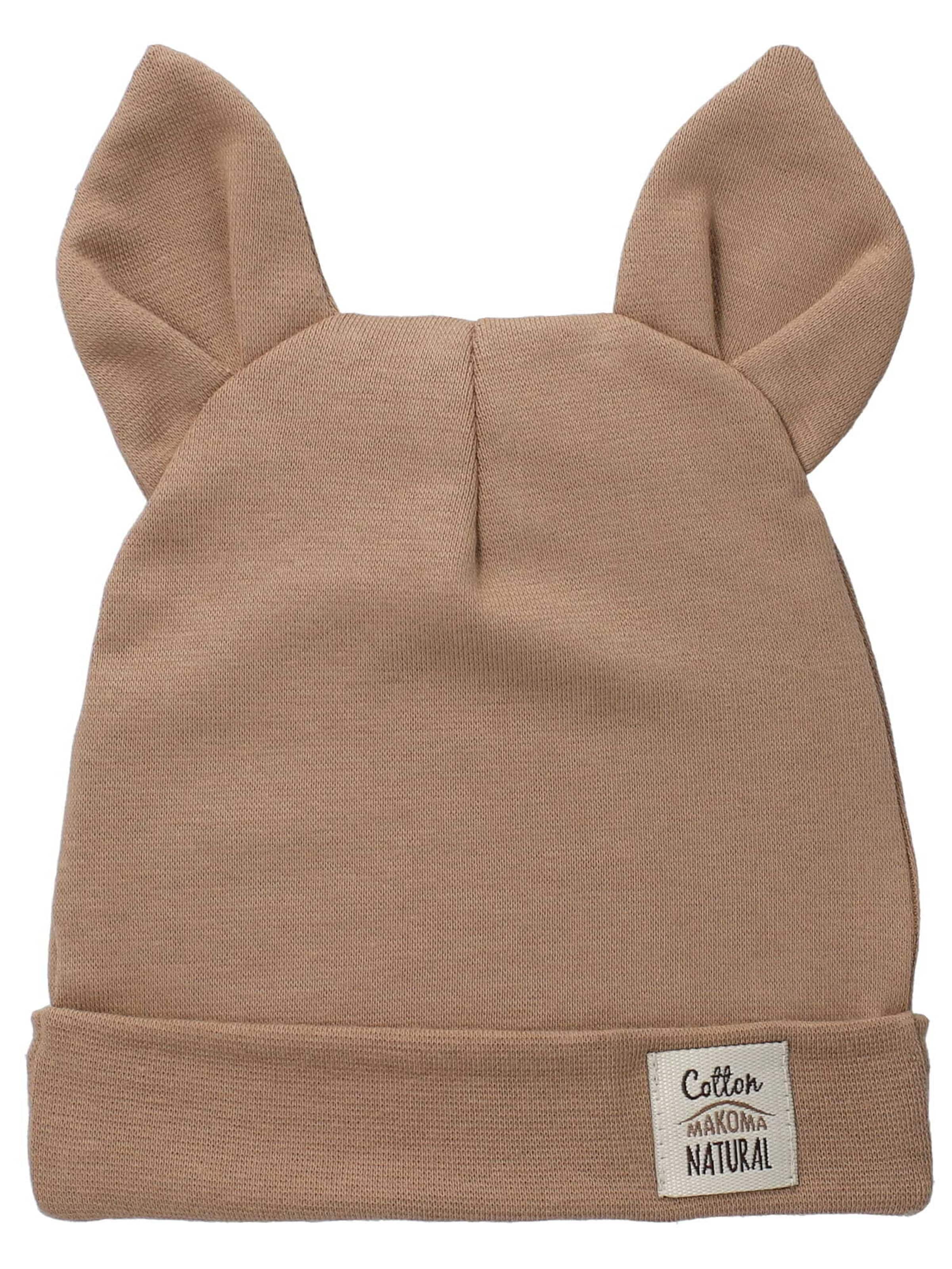 Makoma Beanie in Brown: front