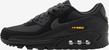Nike SportswearNiske tenisice 'Air Max 90' - crna boja: prednji dio