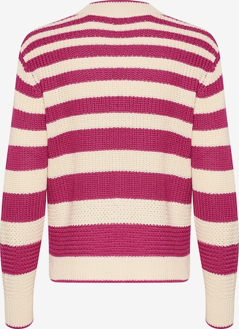 Cream Pullover 'Muka' in Pink