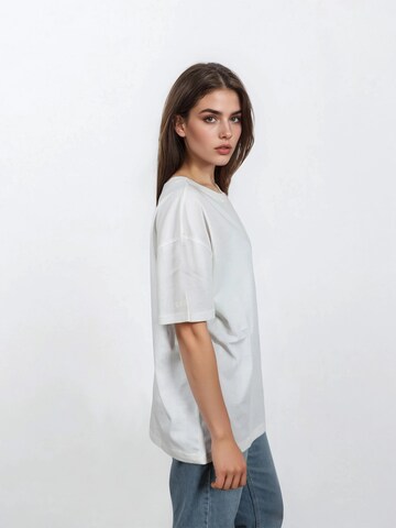 salzhaut Shirt 'WEVEN' in Wit