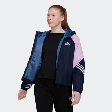 ADIDAS SPORTSWEAR Athletic Jacket in Blue: front