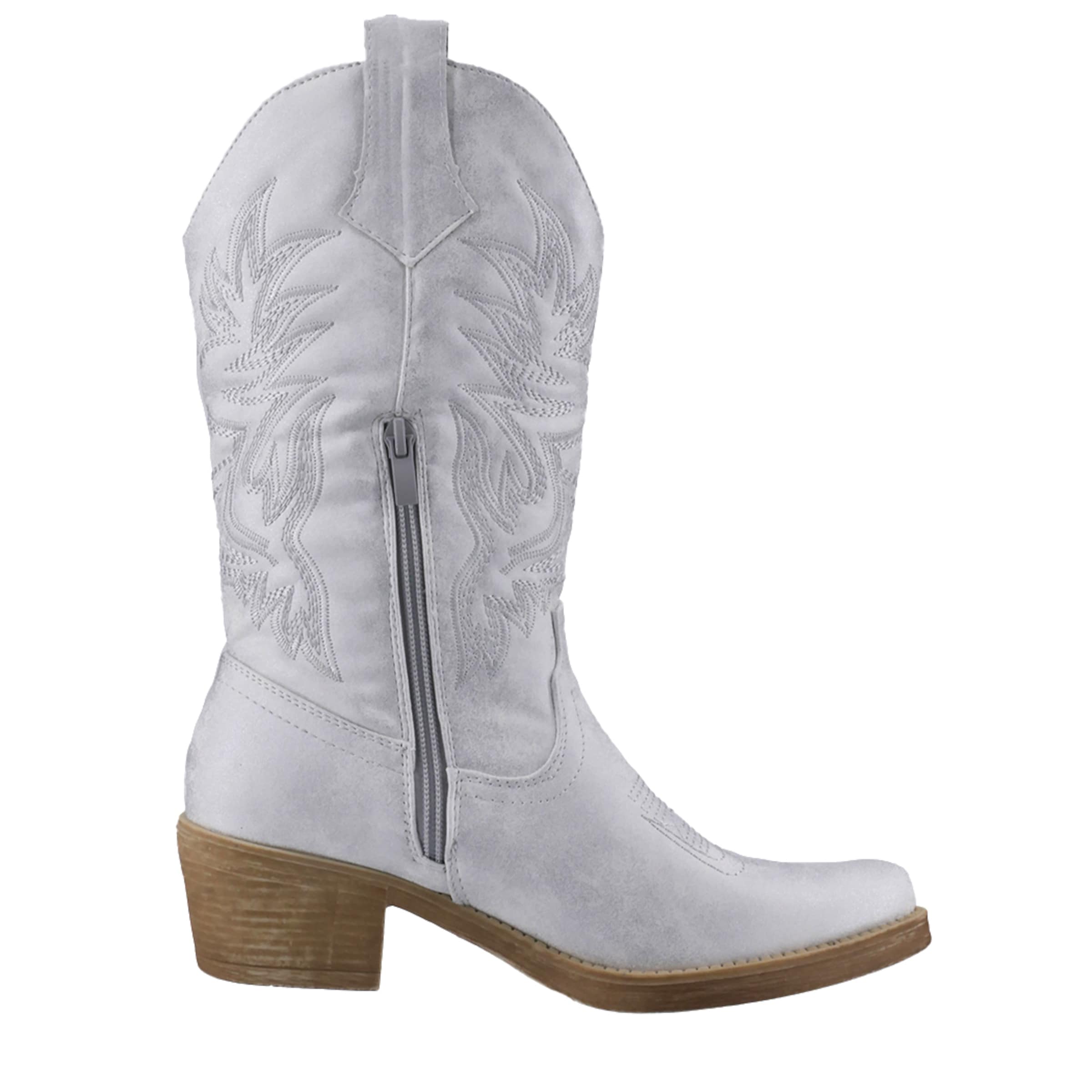 Elara Cowboylaarzen in Zilver