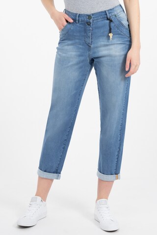 Recover Pants Loose fit Jeans 'Allegra' in Blue: front