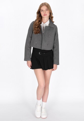 MYMO Φθινοπωρινό και ανοιξιάτικο μπουφάν σε γκρι