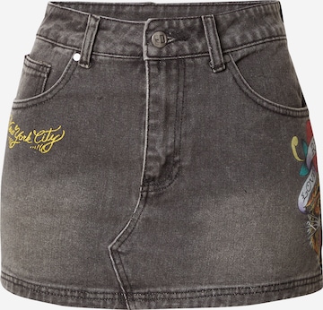 Ed Hardy Sukně – černá: přední strana