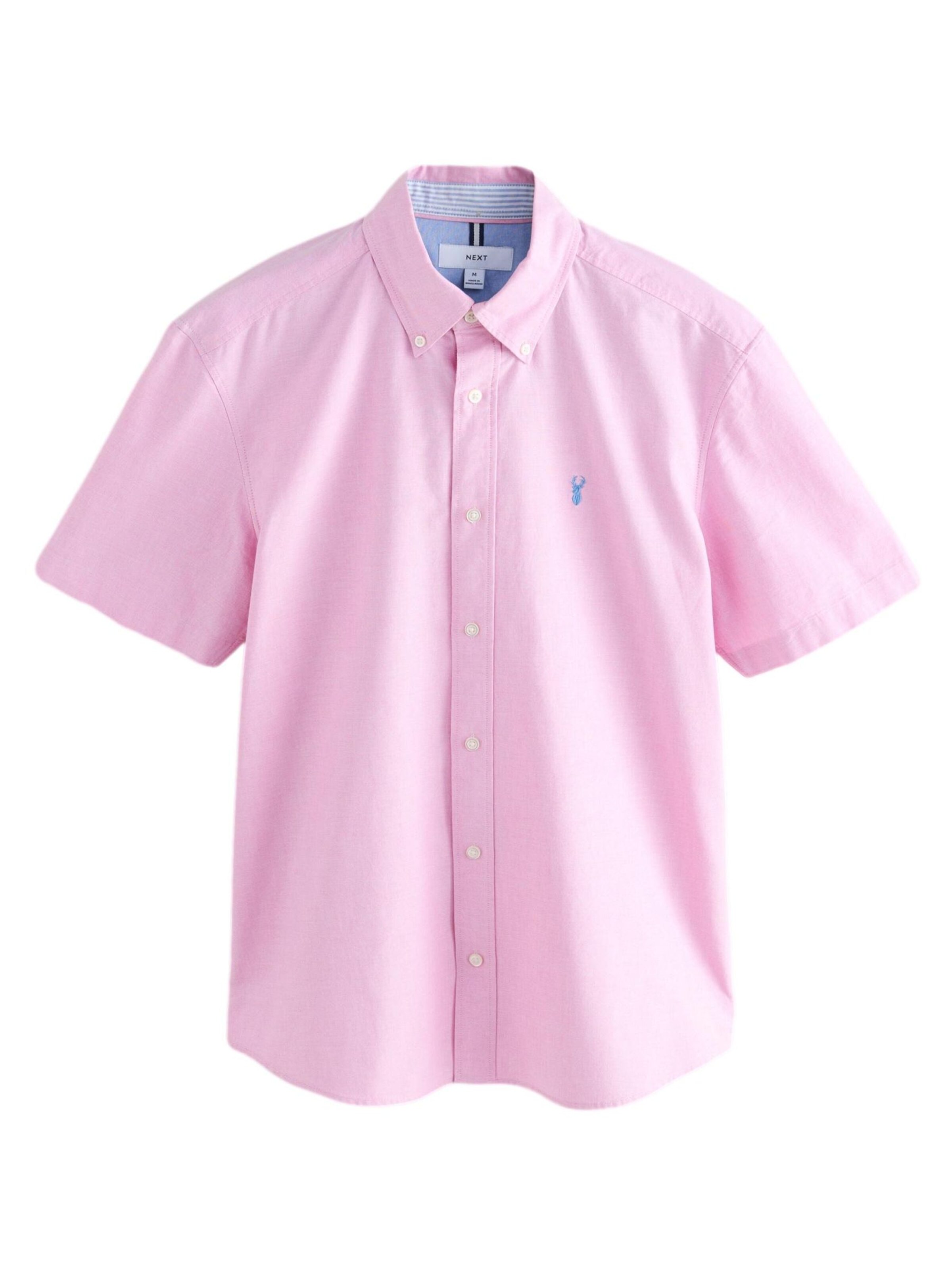 Next Slim Fit Hemd in Pink: Vorderseite
