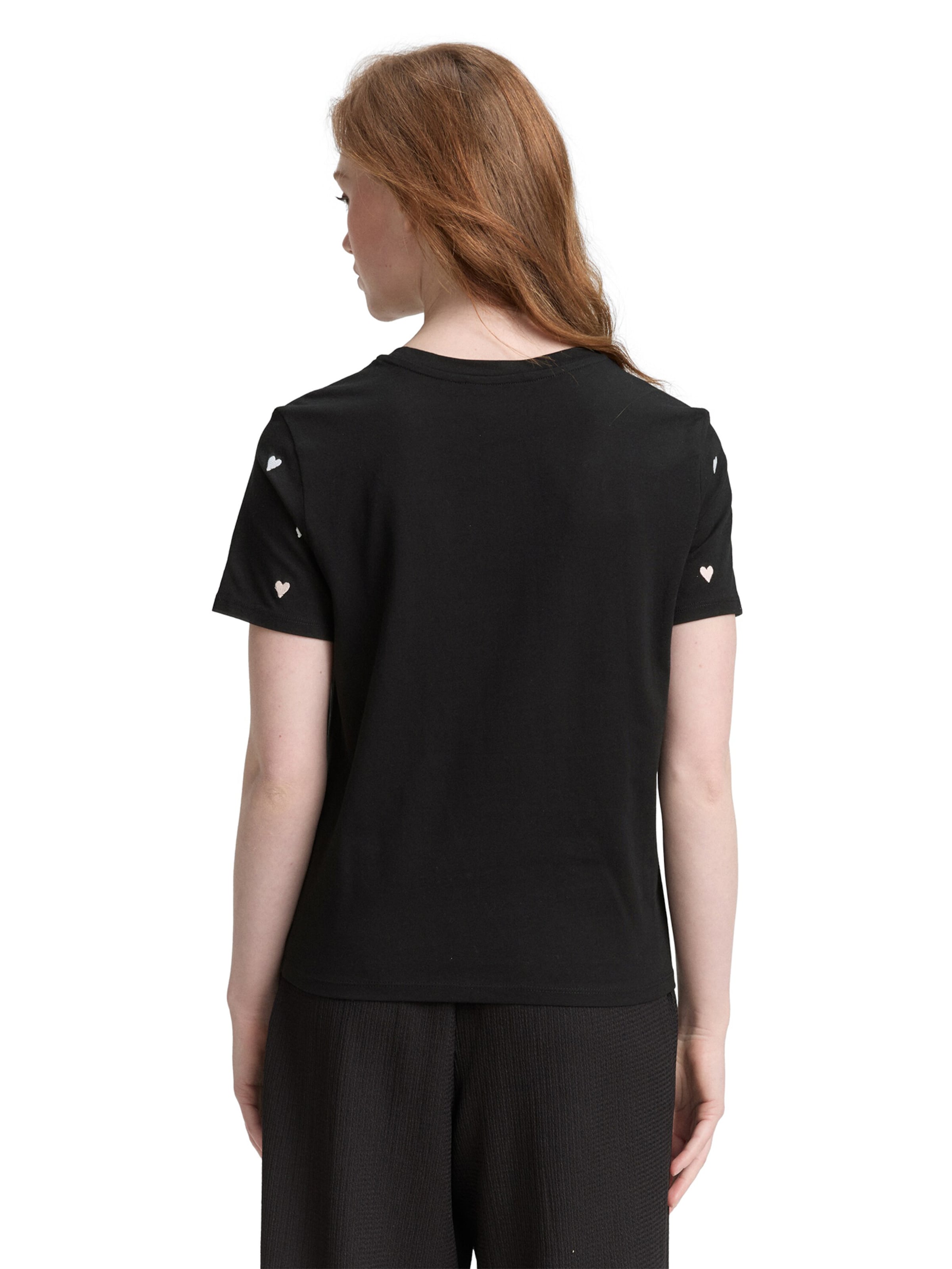 TOM TAILOR Shirt in Black