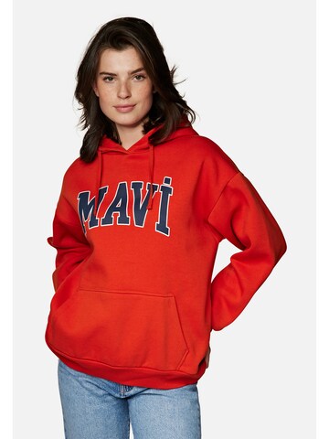 Mavi Sweatshirt 'MAVI ' in Red: front