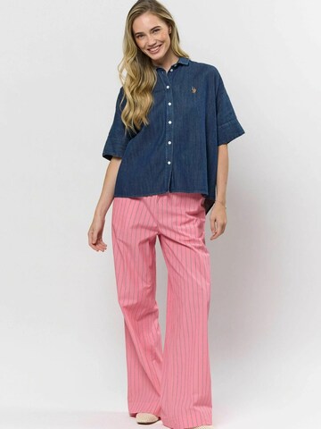 U.S. POLO ASSN. Tričko ' Megan ' – modrá