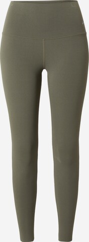 NIKE Skinny Workout Pants 'ZENVY' in Green: front