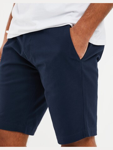 Threadbare Slimfit Chino kalhoty 'Northsea' – modrá