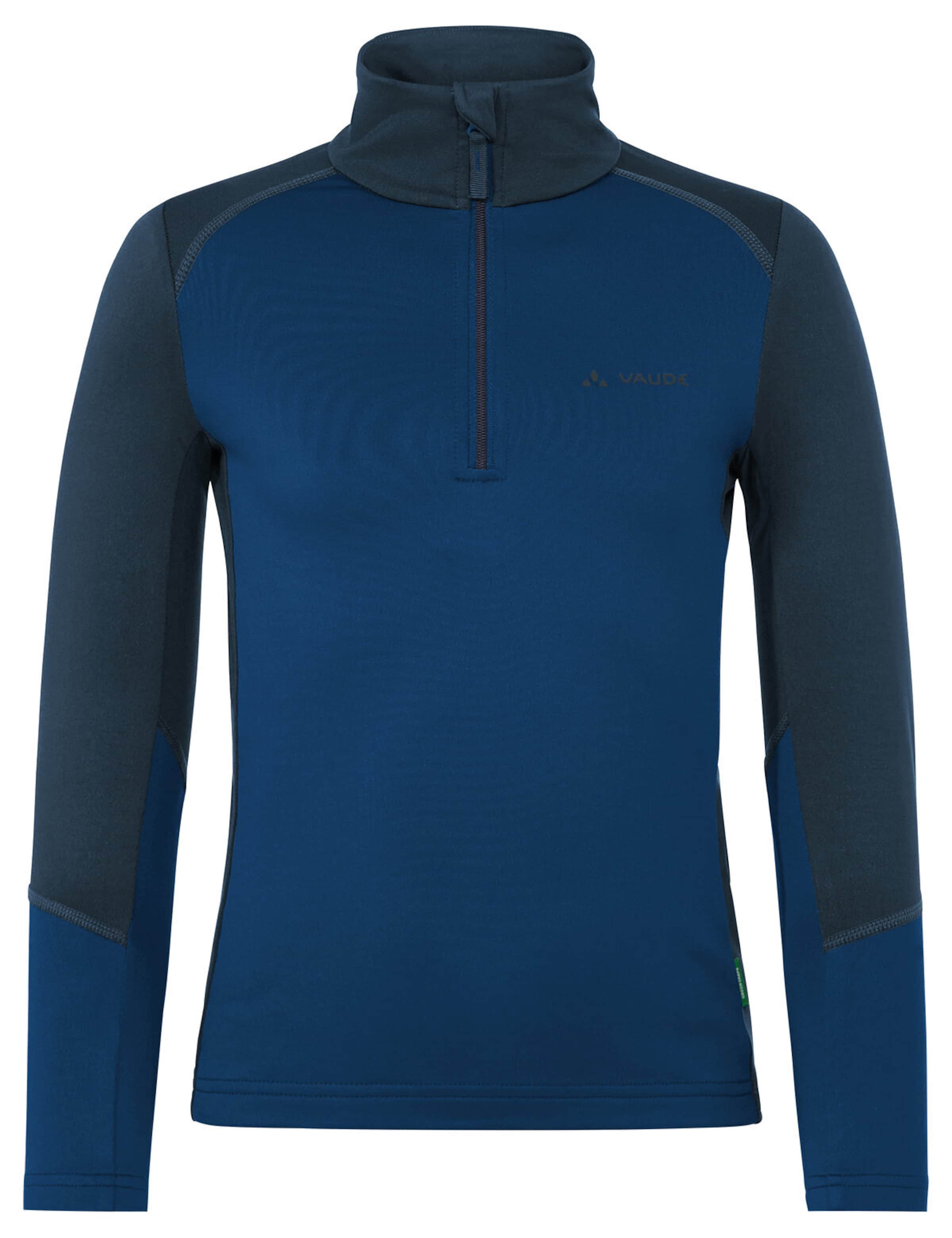 VAUDE Sportpullover 'Livigno' in Blau: Vorderseite