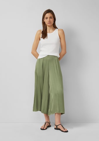 Wide Leg Pantalon s.Oliver en vert