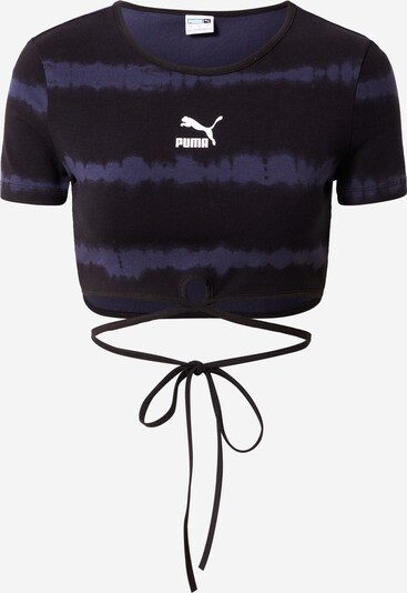 PUMA T-Shirt in indigo / schwarz / weiß, Produktansicht