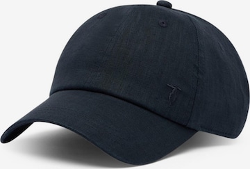 Trussardi - Gorra en azul: frente