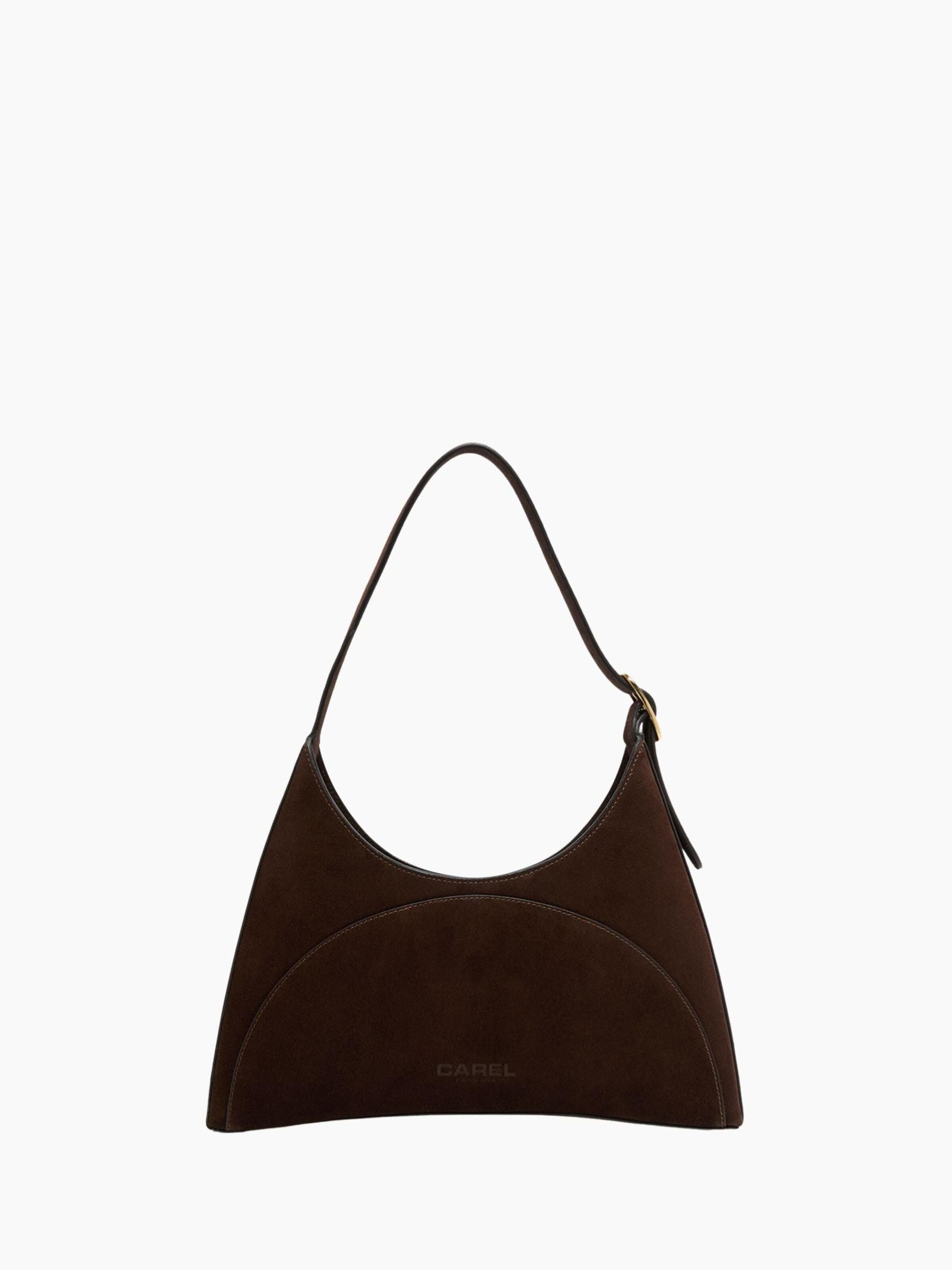 Carel Handbag 'Carel Paris Sacs À Main Place De La Concorde Cuir Marron' in Brown